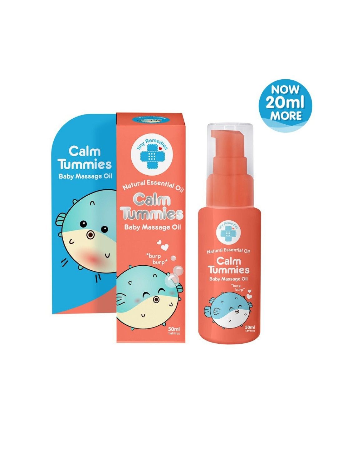 Tiny Buds Calm Tummies - Colic Baby Massage Oil (50ml)