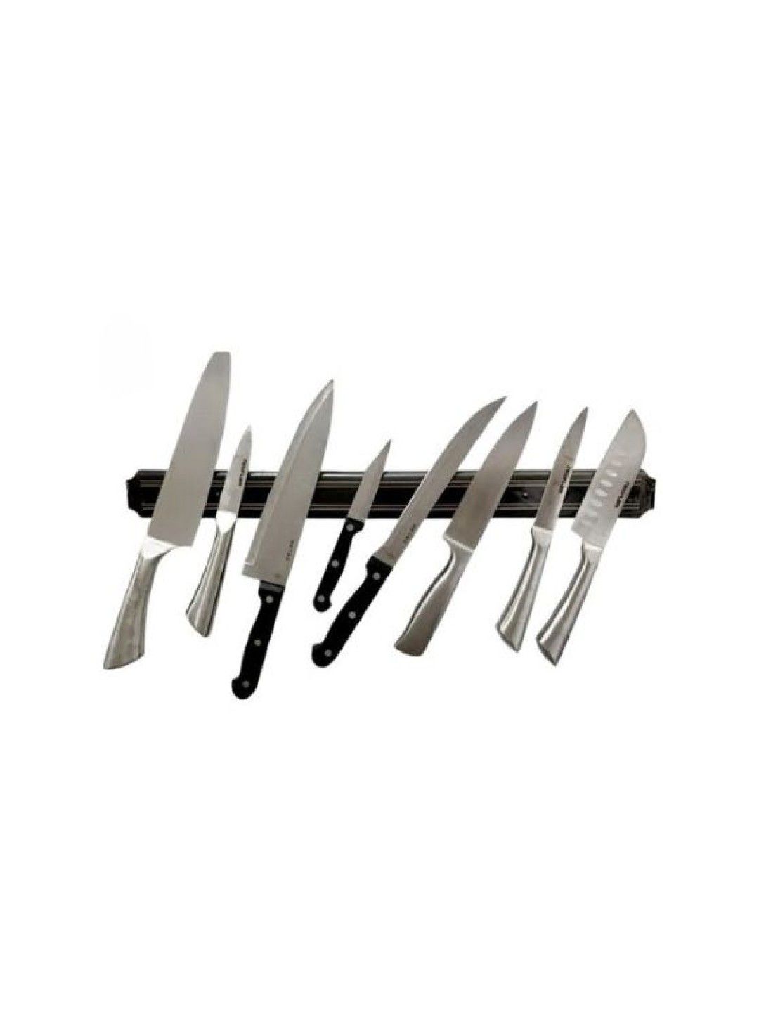 Ayousin Magnetic Knife Rack Wall Mounted With Screws (50cm) (Black- Image 1)