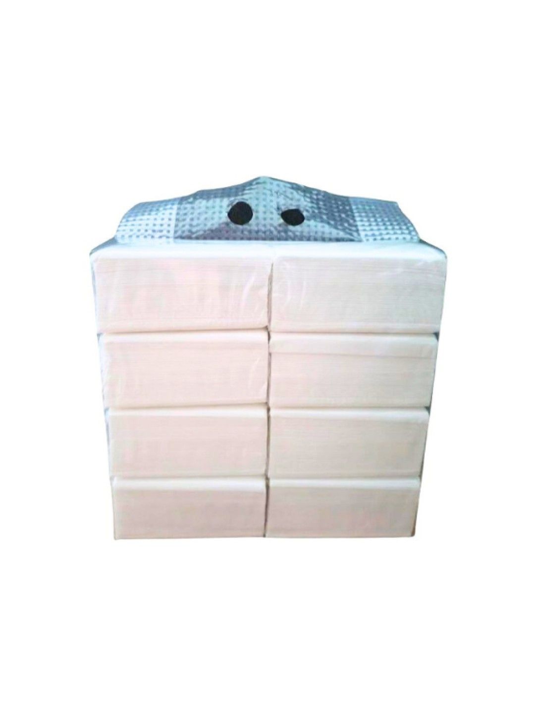 QT Hub Facial Tissue 4ply - 100pulls (8-pack) (No Color- Image 1)
