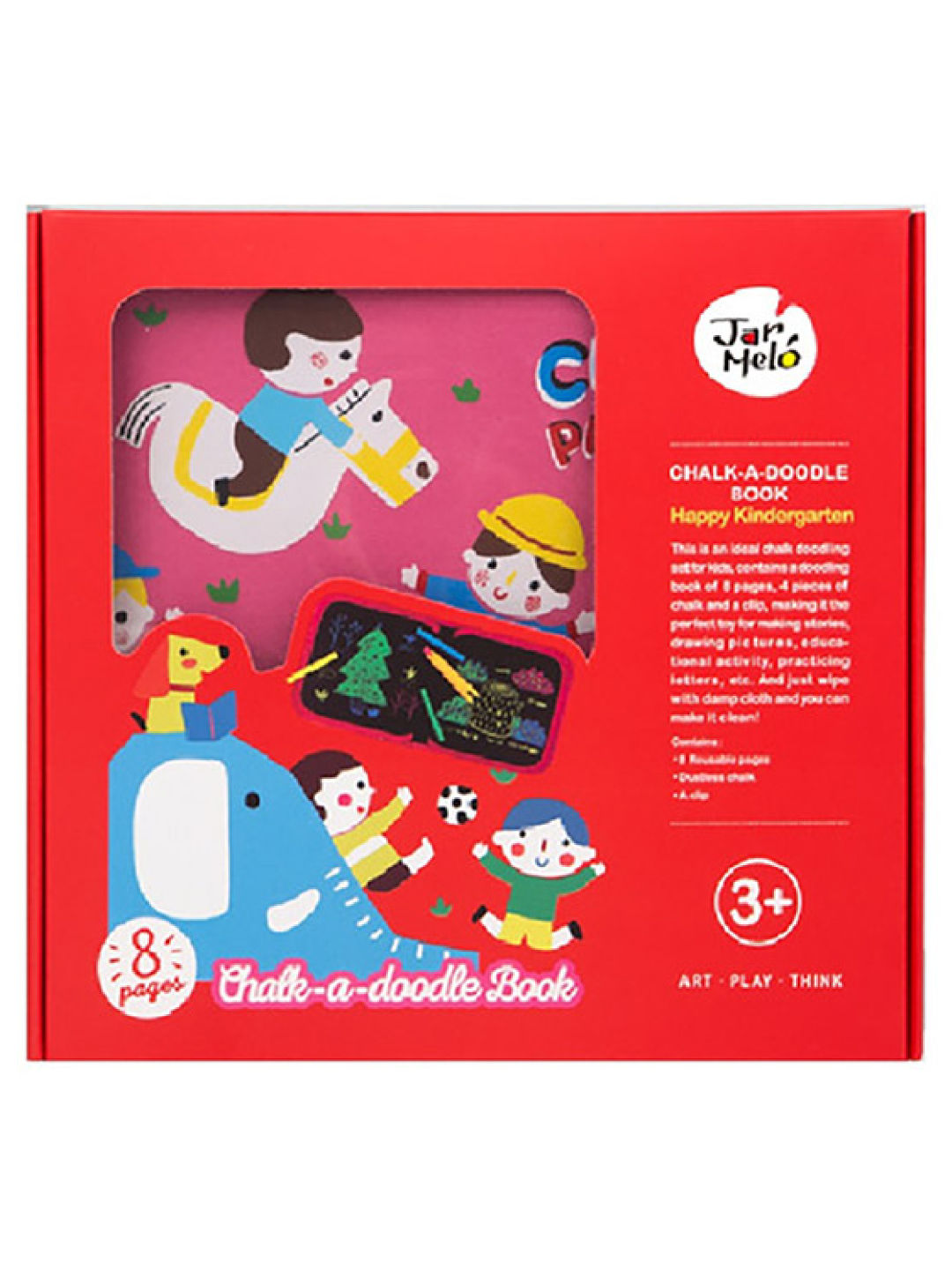 Joan Miro Chalk-A-Doodle Book - Happy Kindergarten (No Color- Image 1)