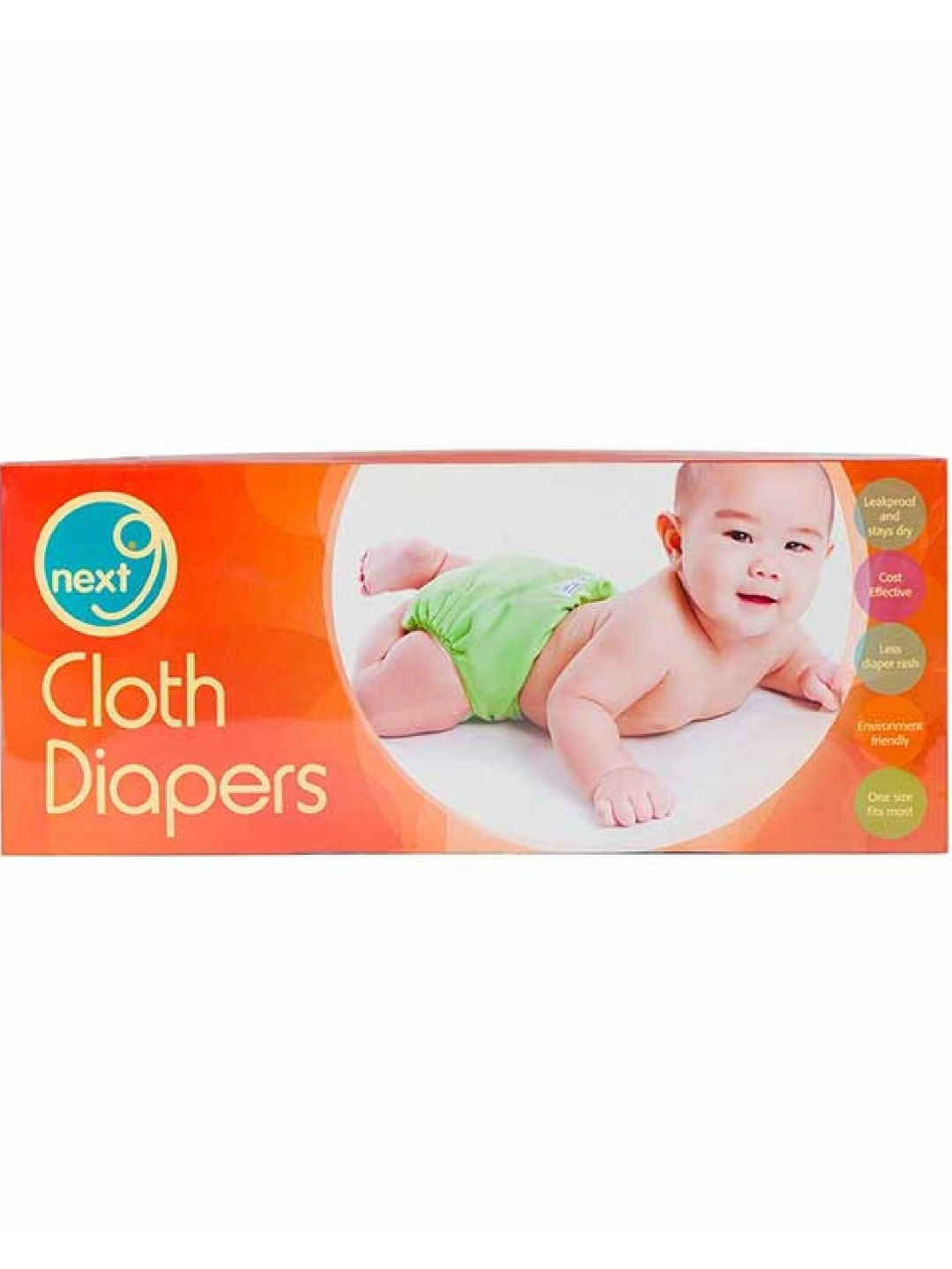 Next9 Girls Design Cloth Diapers (Set of 3) (Alexandra- Image 2)
