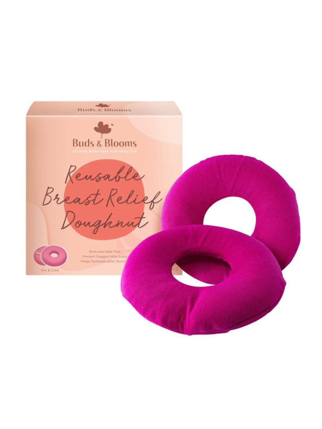 Buds & Blooms Breastfeeding Doughnut & Boob Warmers