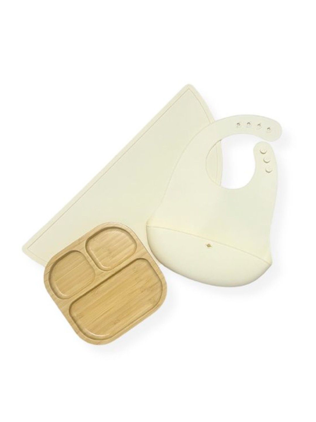 Baby Nene 3 Piece Bamboo Plate Set with Bib and Placemat