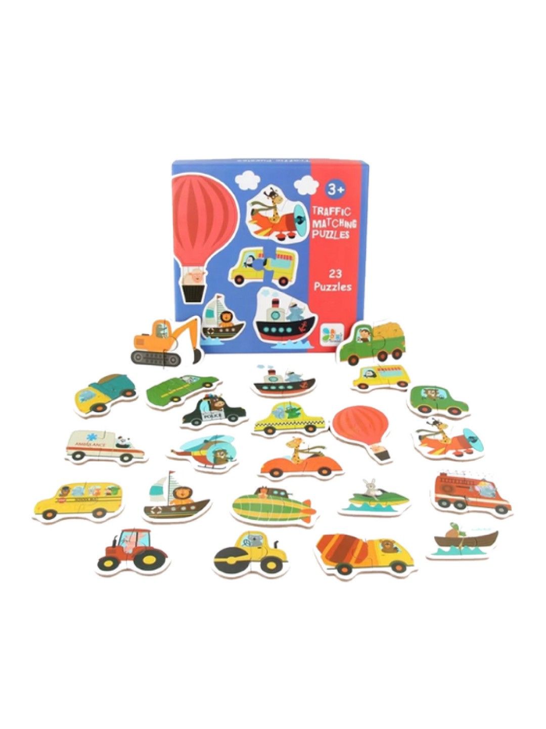 Harper & Chase Vehicles Puzzle Set (No Color- Image 1)