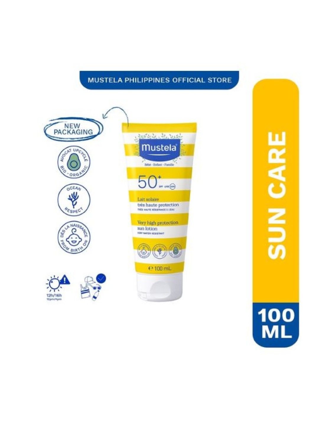 Mustela Very High Protection Sun Lotion (100ml) (No Color- Image 3)