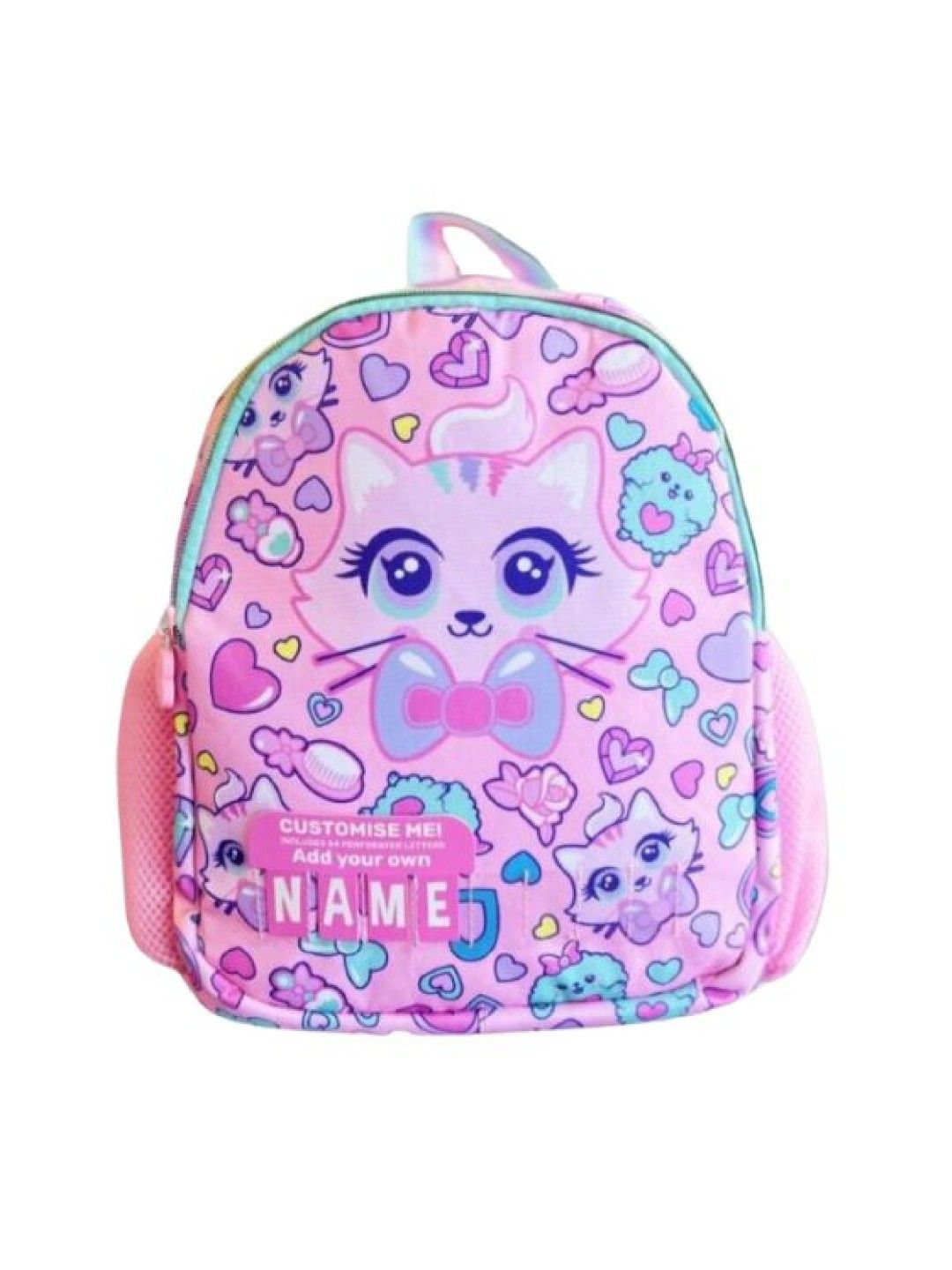 Lily and Tucker Vest 12” Kids Backpack with DIY Personalized Name - Cats