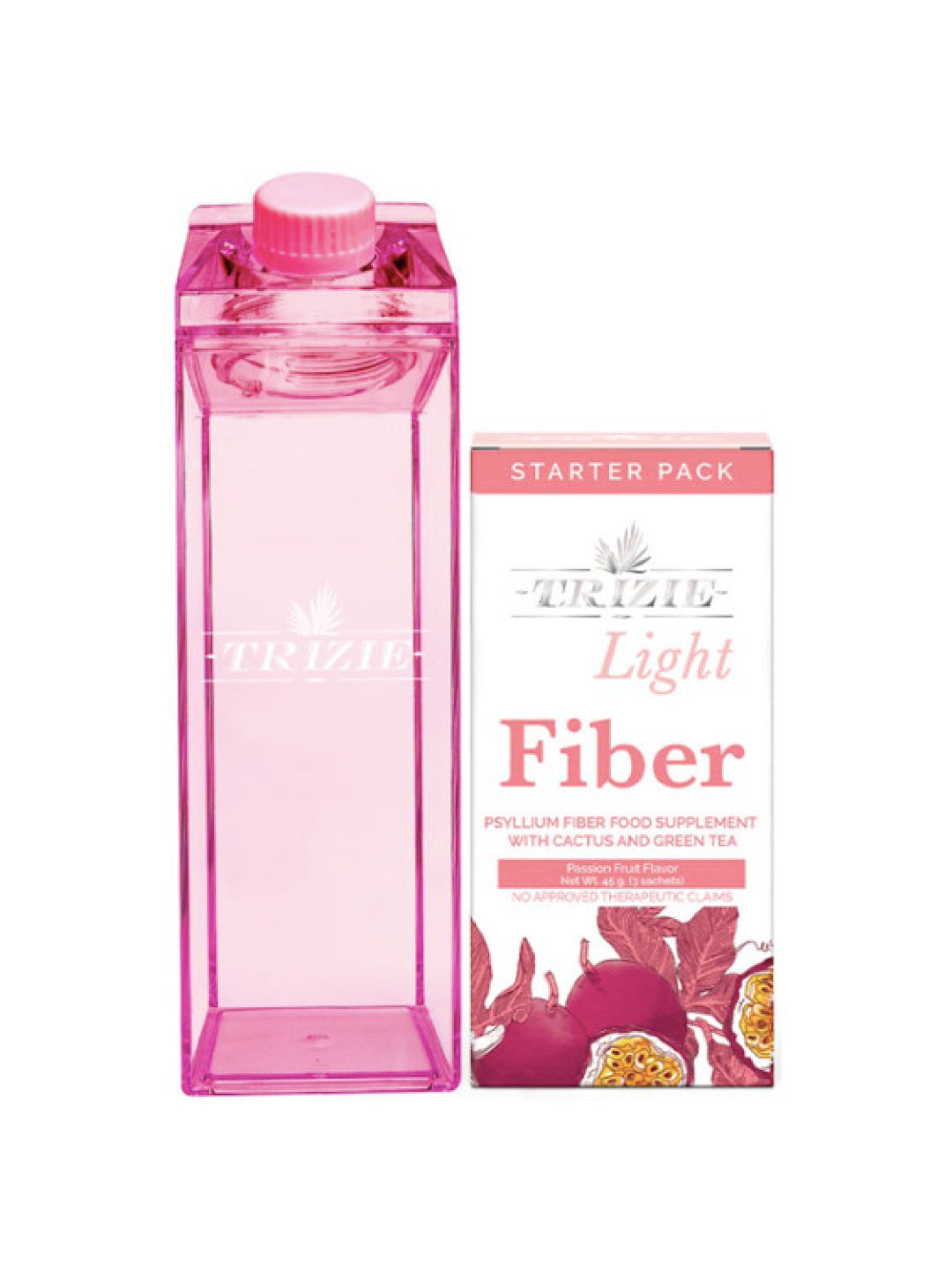 TRIZIE Vitality Bottle + Light Fiber 3 Day Starter Pack (No Color- Image 1)