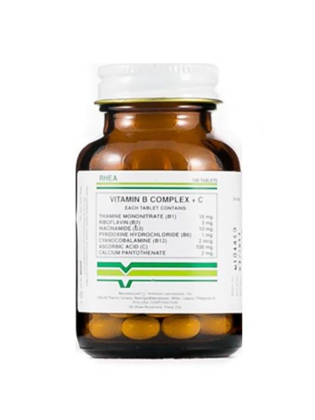 Rhea Vitamin B-Complex + C (100s) (No Color- Image 1)