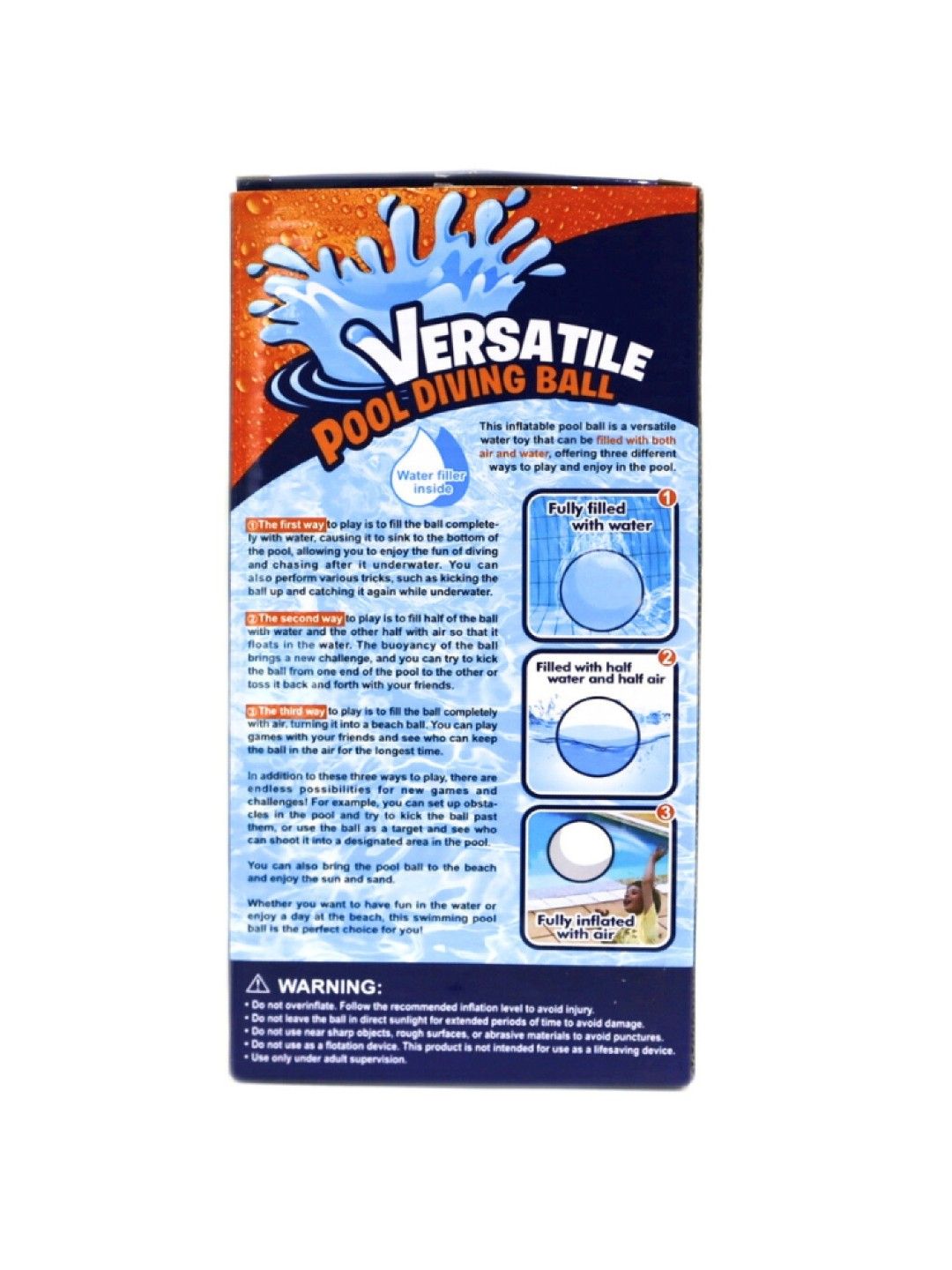 Kidsplay Pool Diving Ball Volley Ball (No Color- Image 3)