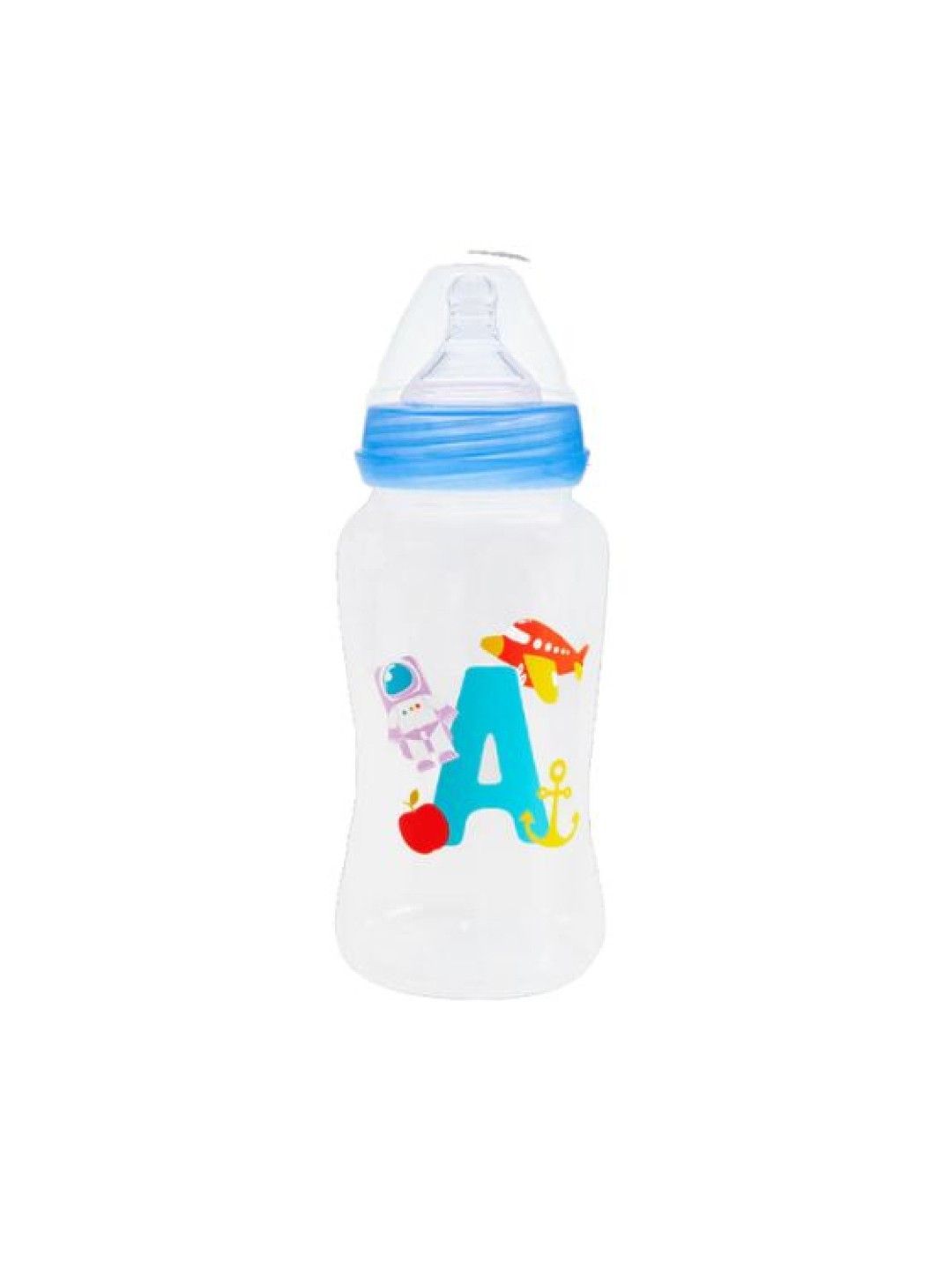 Mimiflo Wide Neck Feeding Bottle PP Vowel Series (10oz) (Blue- Image 1)