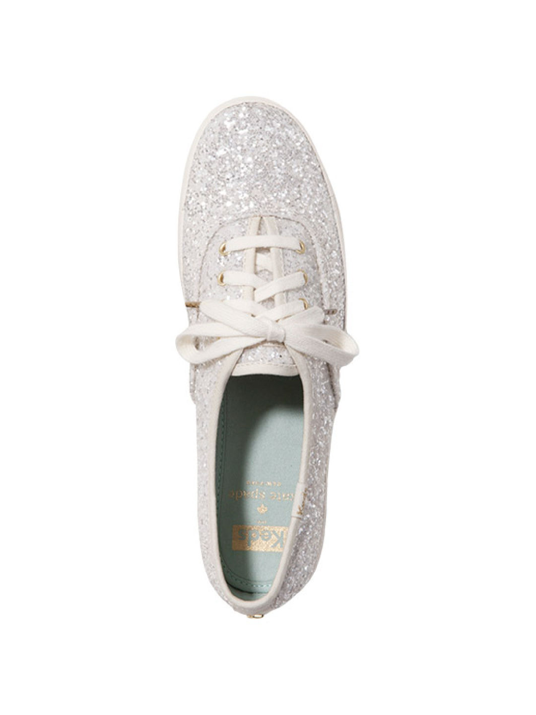Keds Women's Keds x Kate Spade New York Champion Glitter Sneakers (Cream- Image 2)