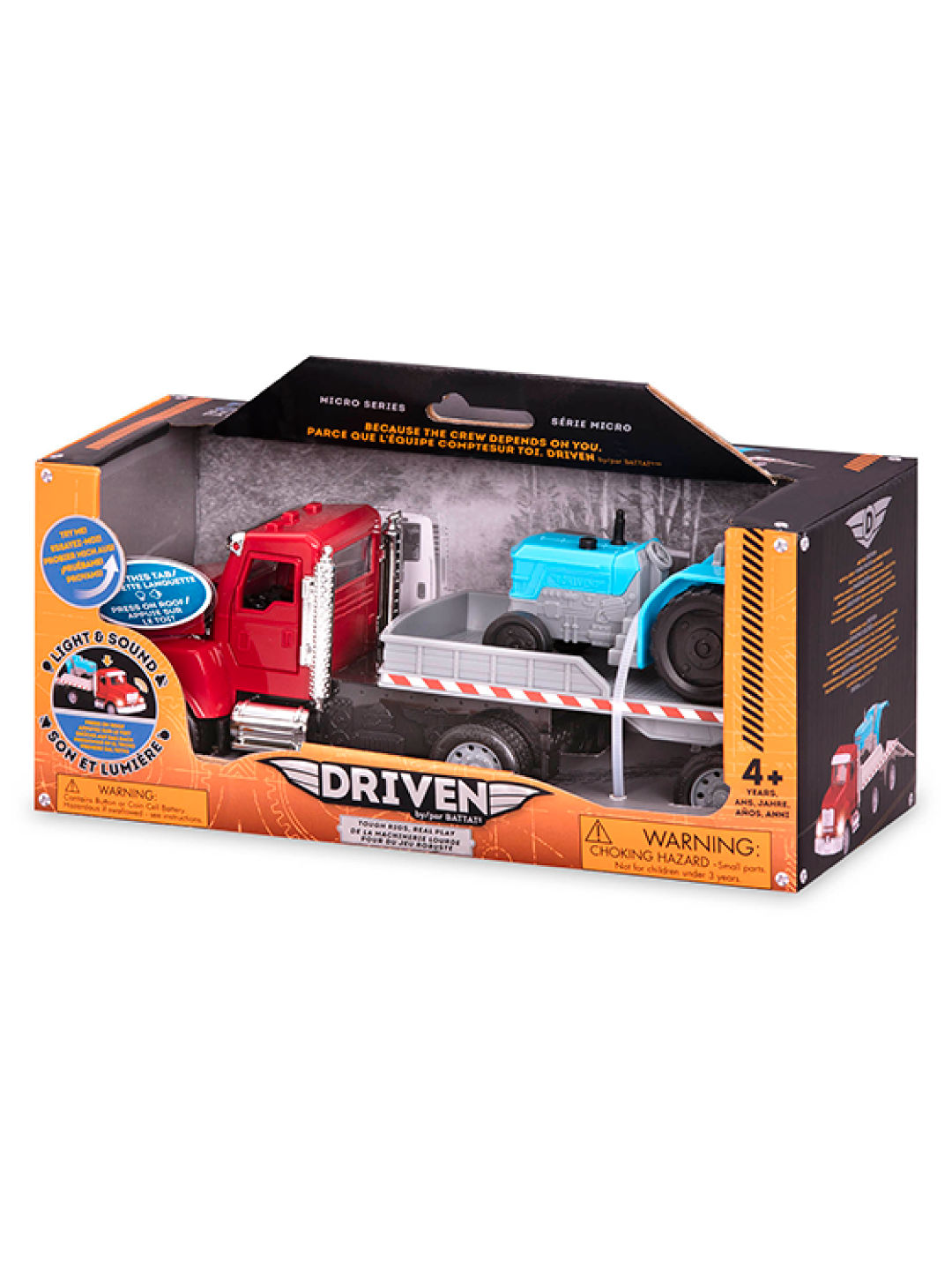 Driven by Battat Micro Flatbed Truck Toy (No Color- Image 4)