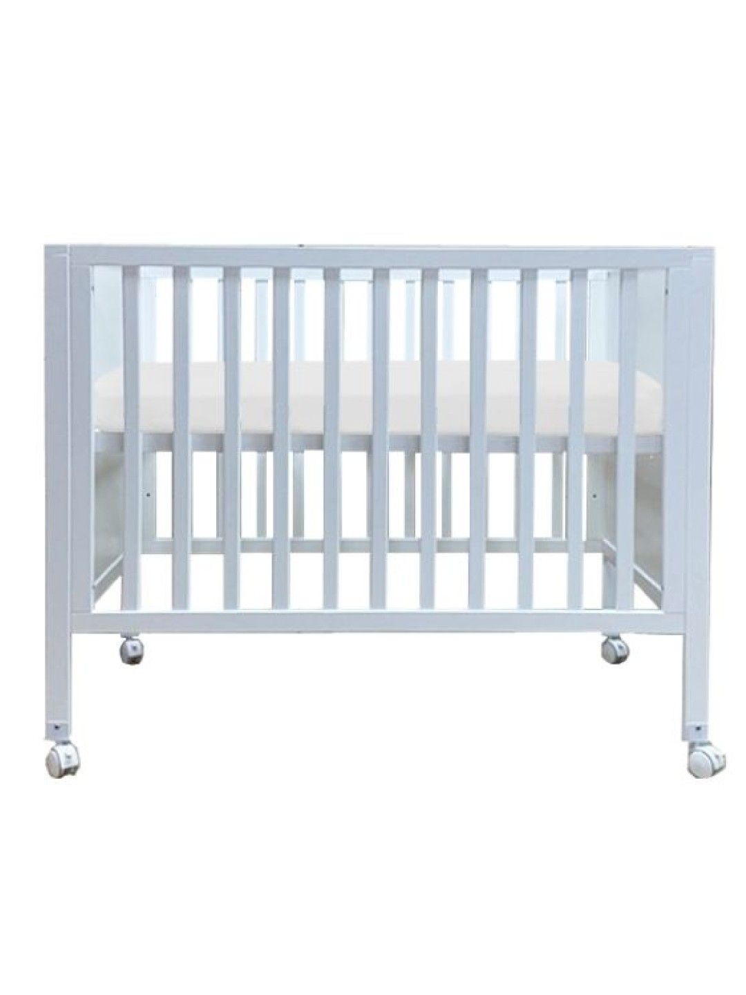 Cuddlebug Brea Mini Crib (White- Image 3)