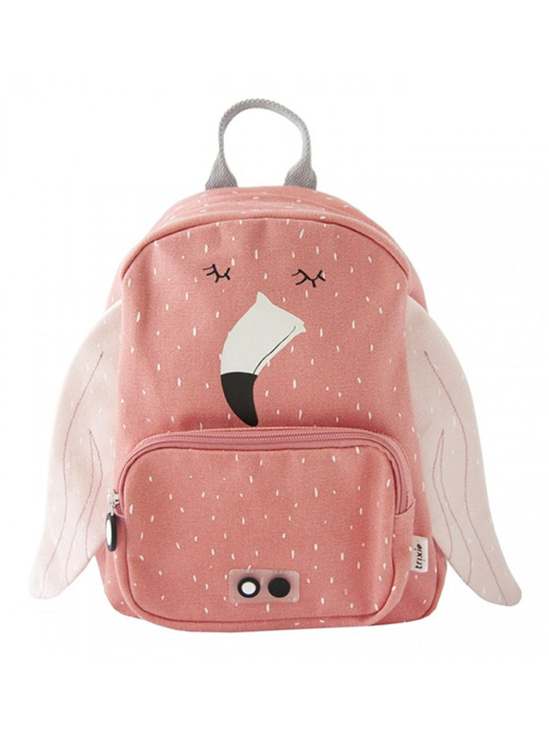 Personalized Trixie Kids Backpack - 100% Cotton, 31x23cm, With Name Print & Animal Design