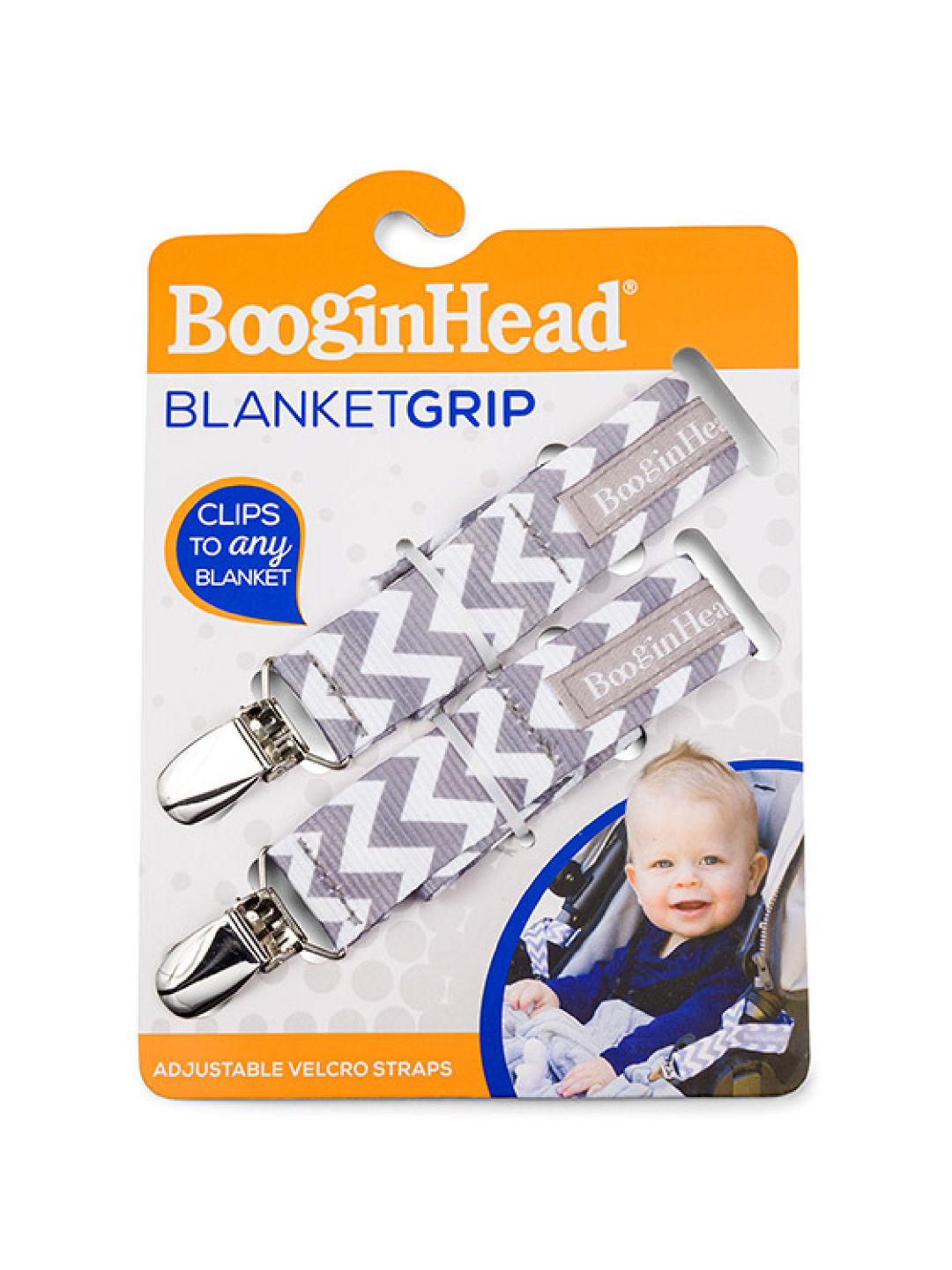 BooginHead BlanketGrip Chevron Blanket Clip for Strollers (No Color- Image 2)