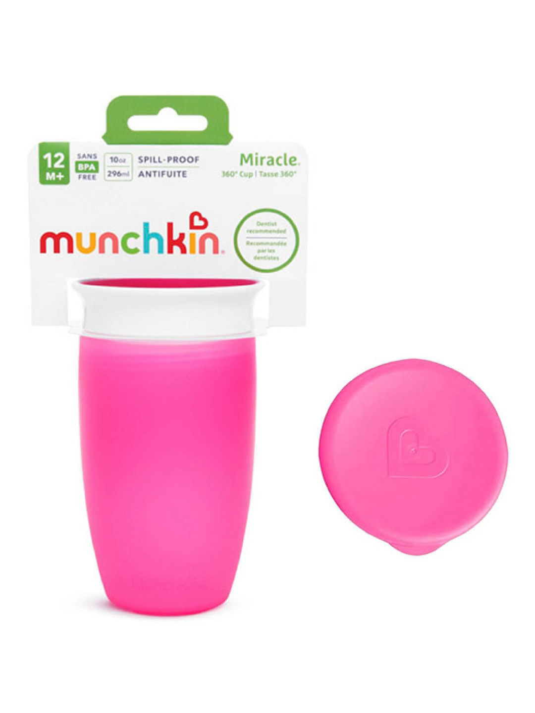 Munchkin Miracle® 360° Sippy with lid (10oz)