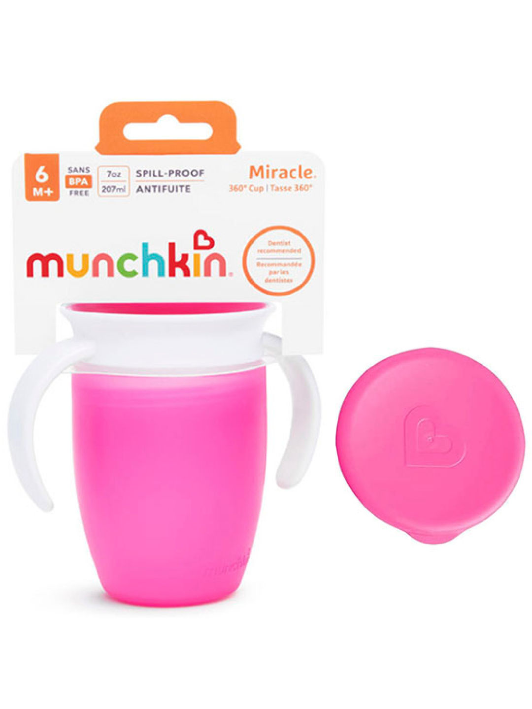 Munchkin Miracle® 360° Trainer Cup with lid (7oz)