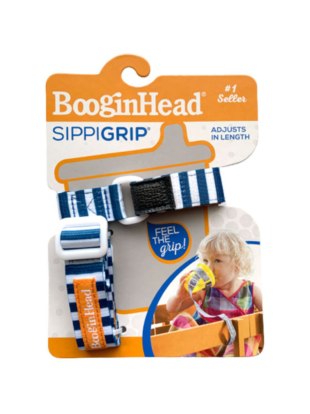 BooginHead Nautical Blue SippiGrip Cup, Bottle & Toy Tether (No Color- Image 3)