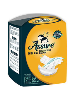 Assure Diapers Overnight Adult Protective Diapers Extra Large (6 pcs)