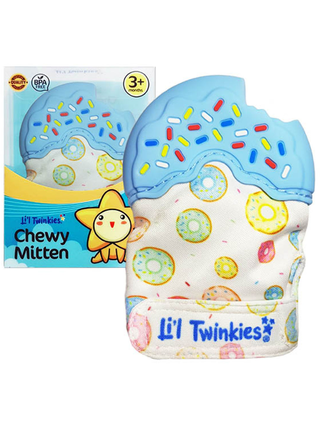 Li'l Twinkies Donut Chewy Mitten Teether
