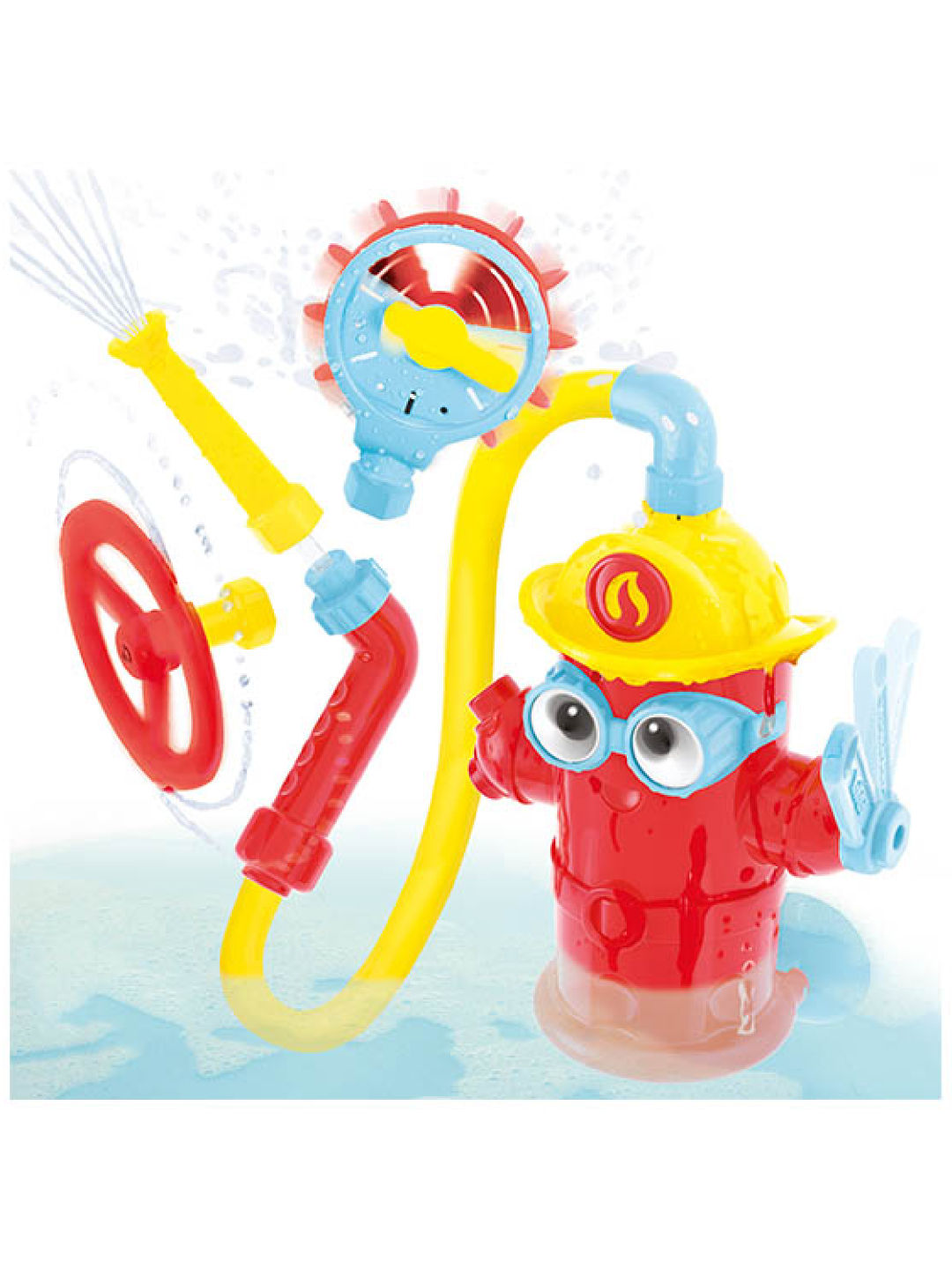 Yookidoo Ready Freddy - Fire Hydrant Baby Bath Toy (No Color- Image 1)