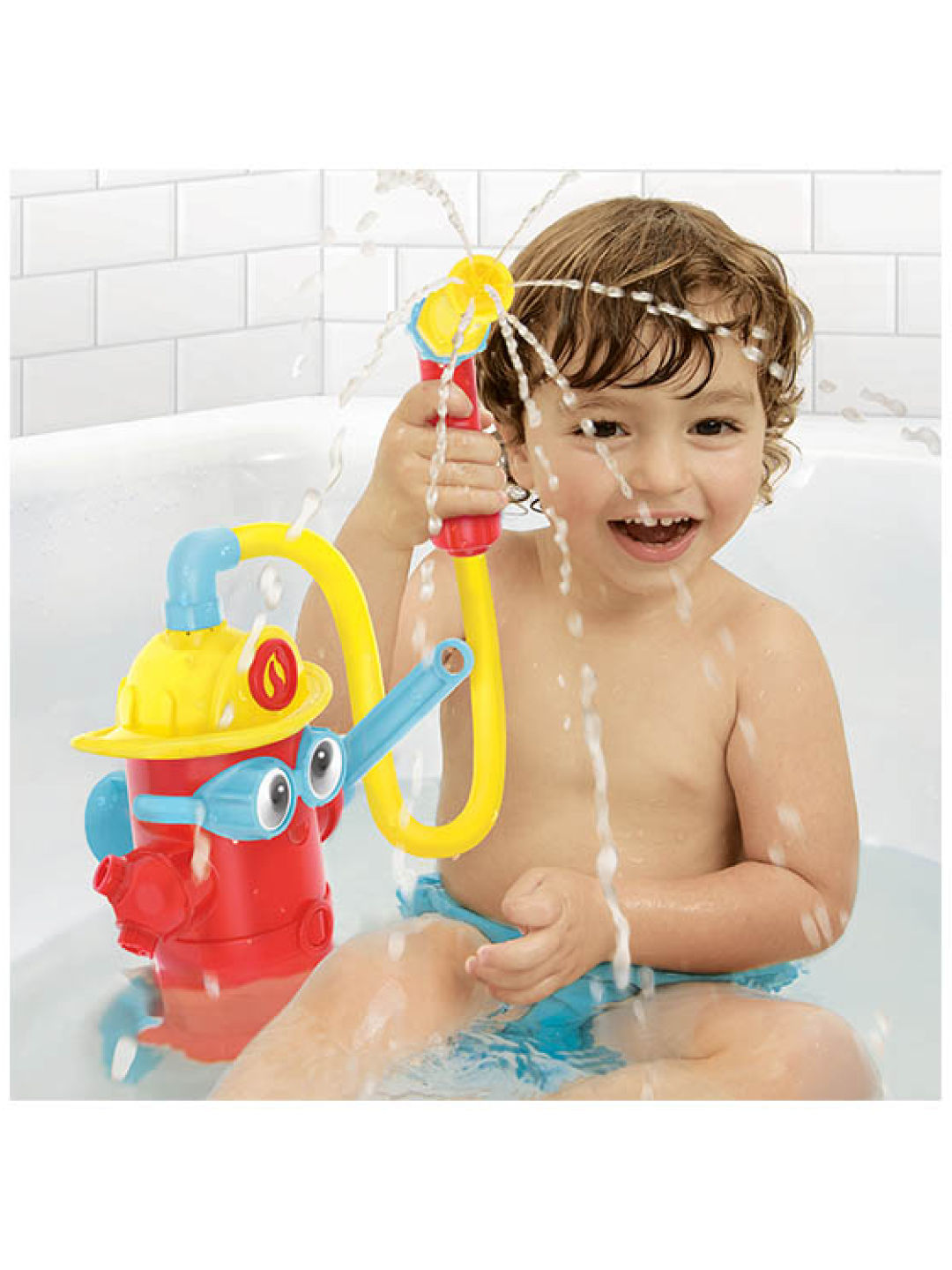 Yookidoo Ready Freddy - Fire Hydrant Baby Bath Toy (No Color- Image 3)