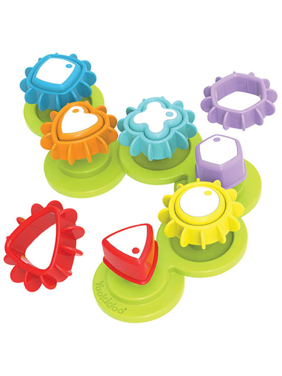 Yookidoo Shape N' Spin Gear Sorter (No Color- Image 1)