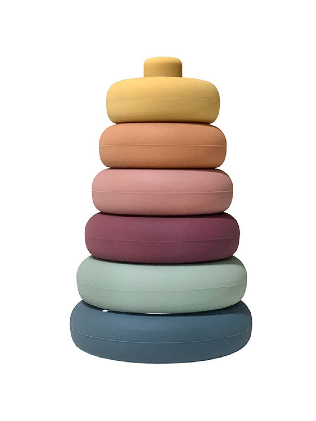 The Baby Basket Silicone Round Stacker (Retro- Image 1)