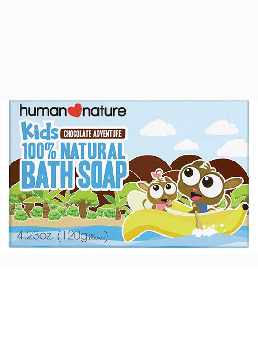 Human Nature Kids Bath Soap - Chocolate Adventure (120g) (No Color- Image 1)