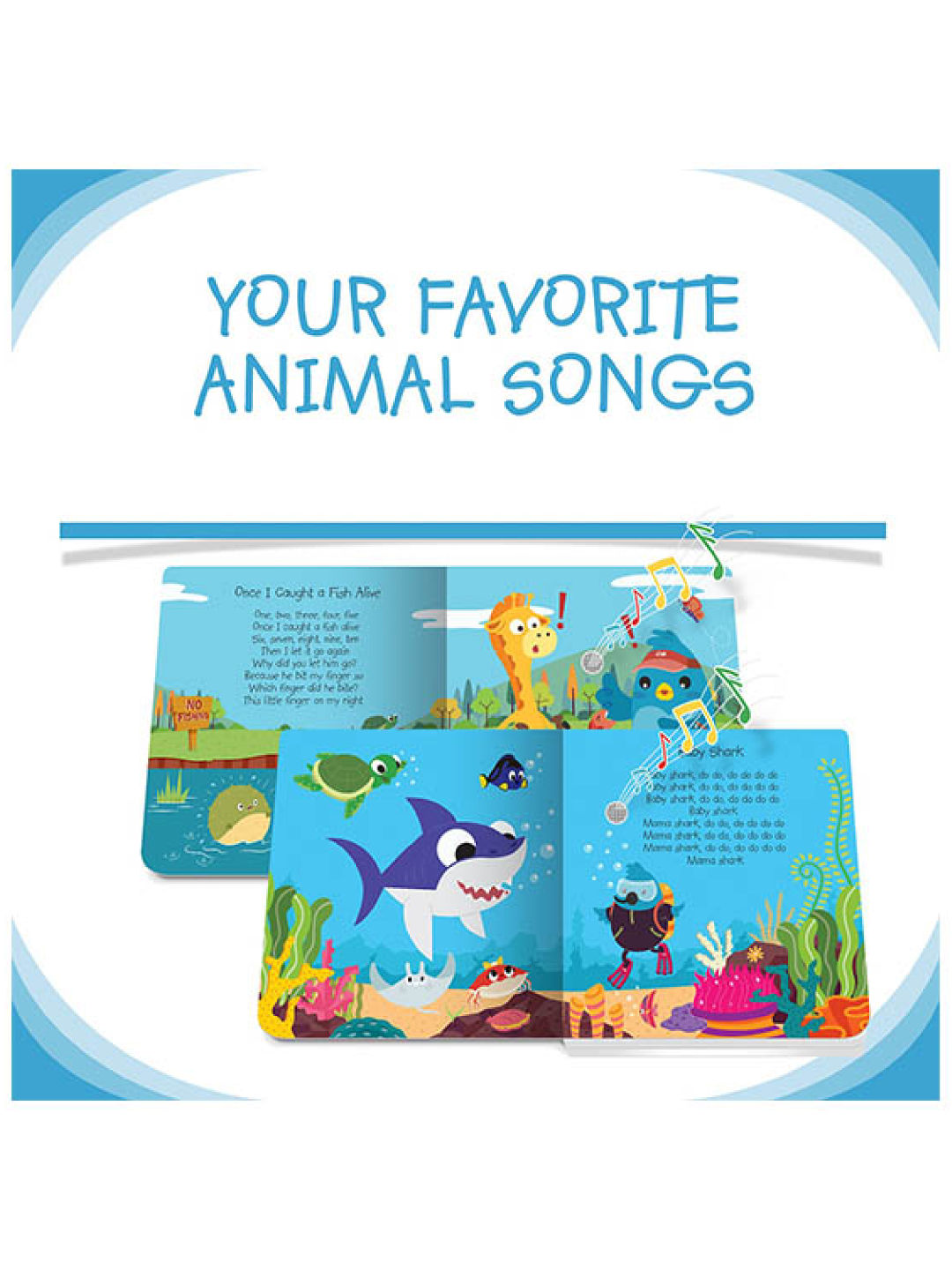 Ditty Bird Musical Book - Animal Songs (No Color- Image 3)