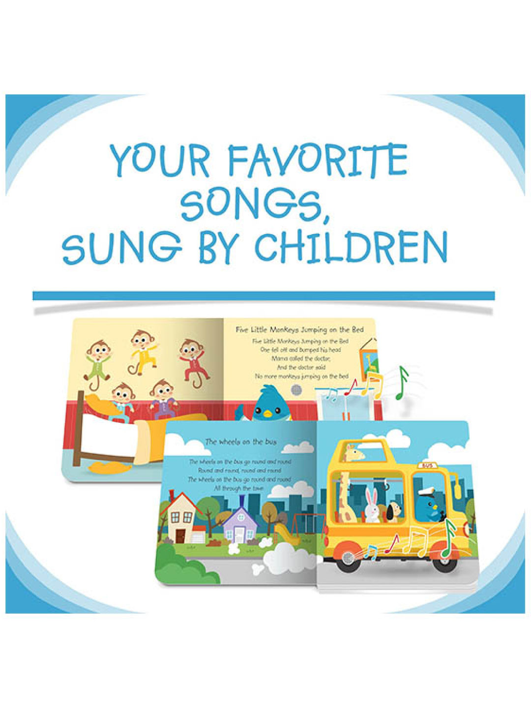 Ditty Bird Musical Book - Children's Songs (No Color- Image 3)