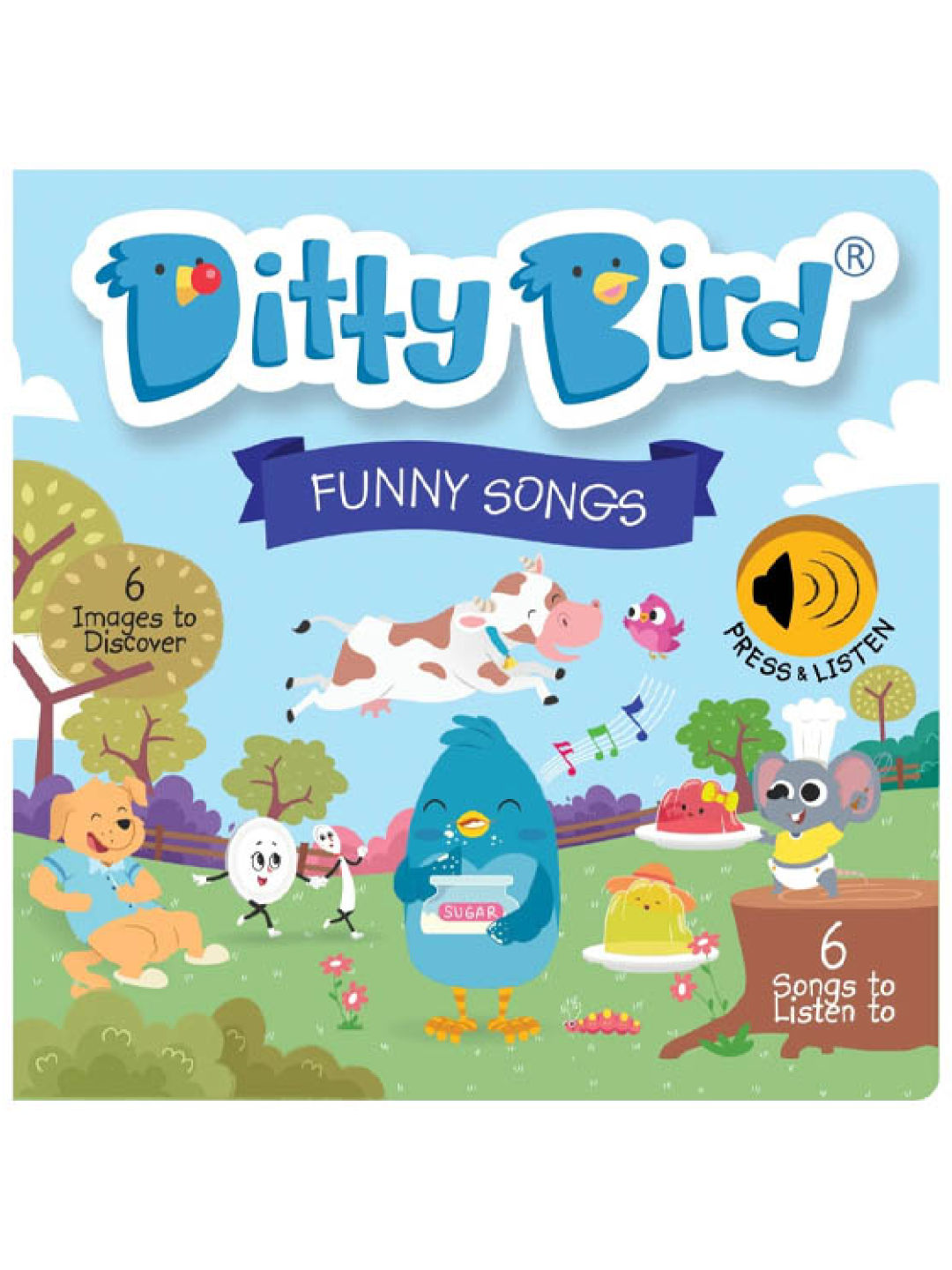 Ditty Bird Musical Book - Funny Songs