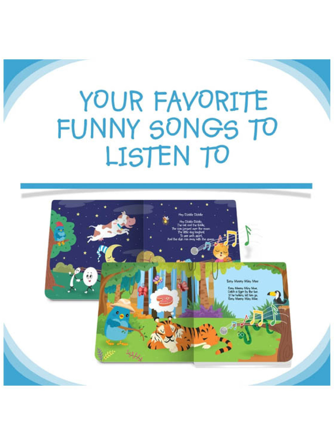 Ditty Bird Musical Book - Funny Songs (No Color- Image 3)