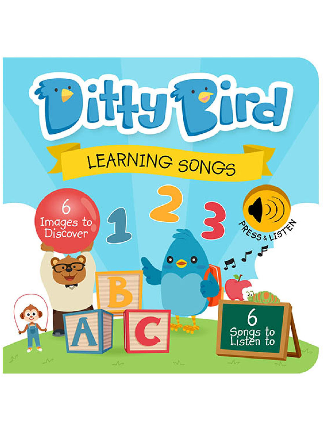 Ditty Bird Musical Book - Learning Songs