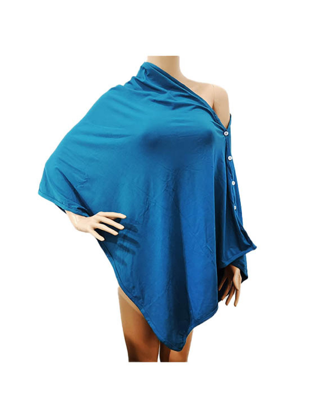 Little Totts Nursing Cover (Bluegreen- Image 1)