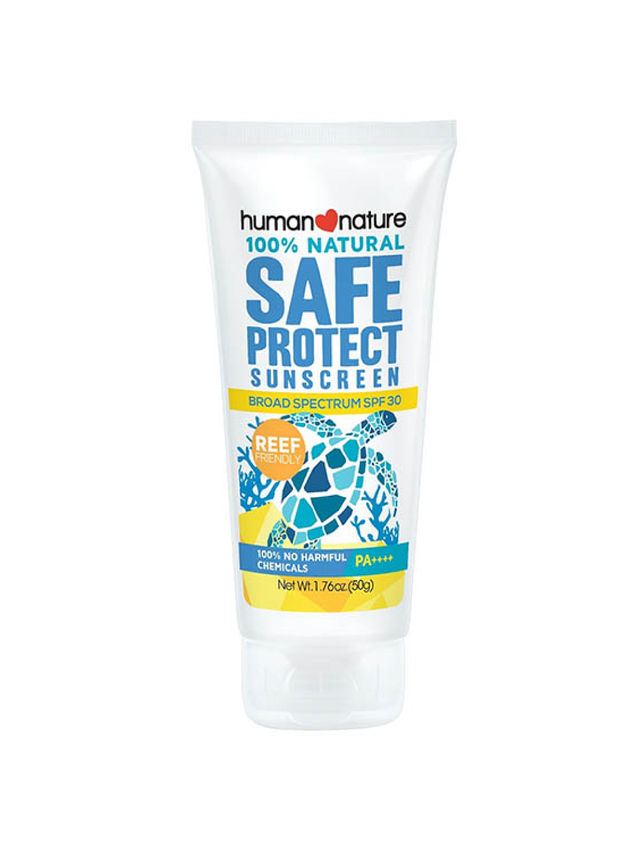 Human Nature SafeProtect Sunscreen SPF 30 PA++++ Mineral Sunscreen (50g)