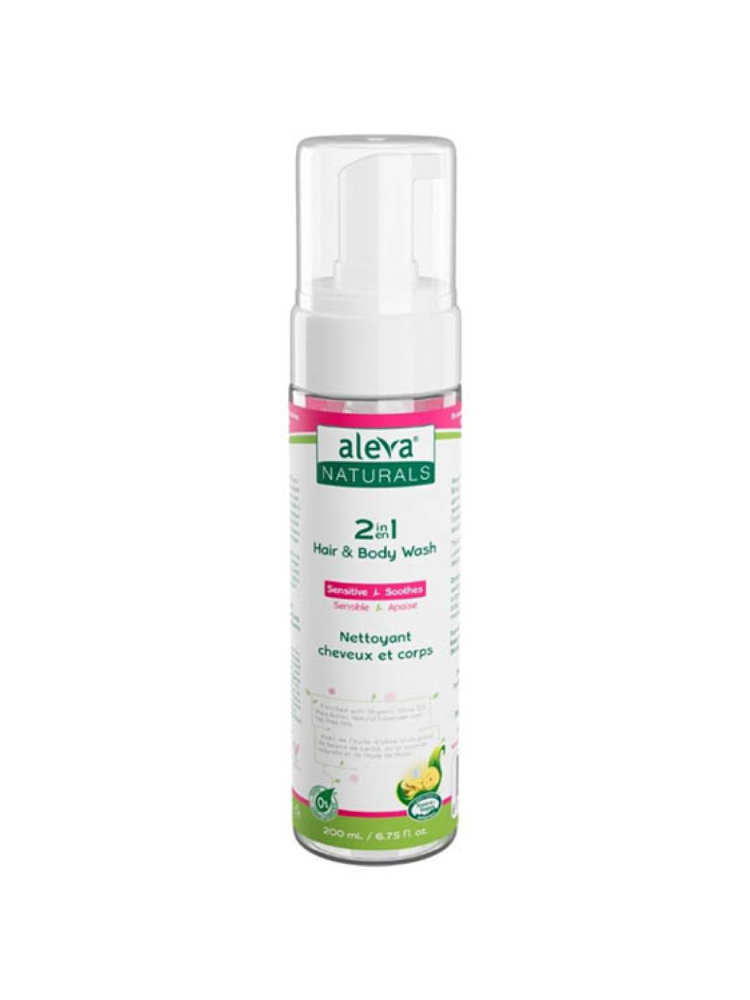 Aleva Naturals 2 in 1 Hair & Body Wash (200ml) (No Color- Image 1)