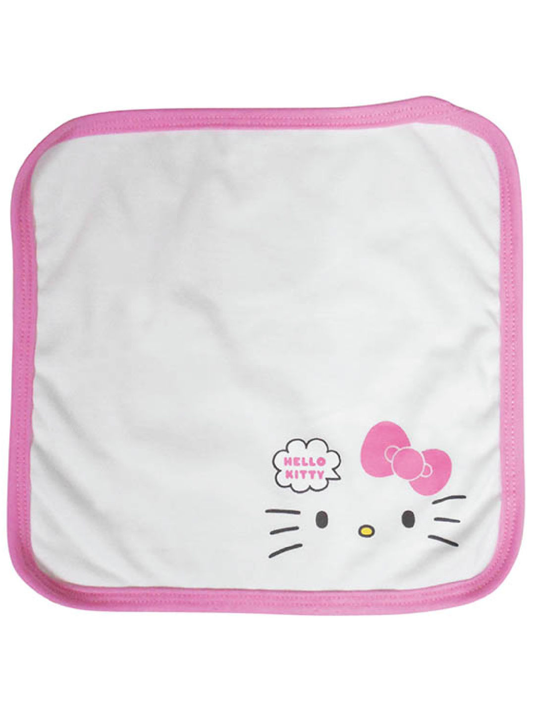 Sanrio (Hello Kitty) Bouncy Collection - Washcloth (White- Image 1)