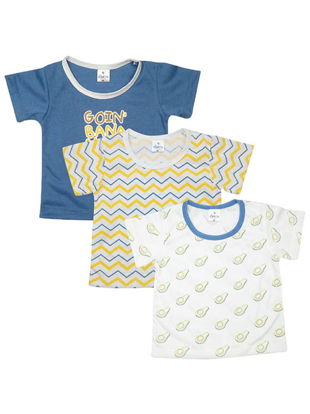 Looms Goin' Bananas Collection T-Shirt 3 pcs (Boy) (No Color- Image 1)