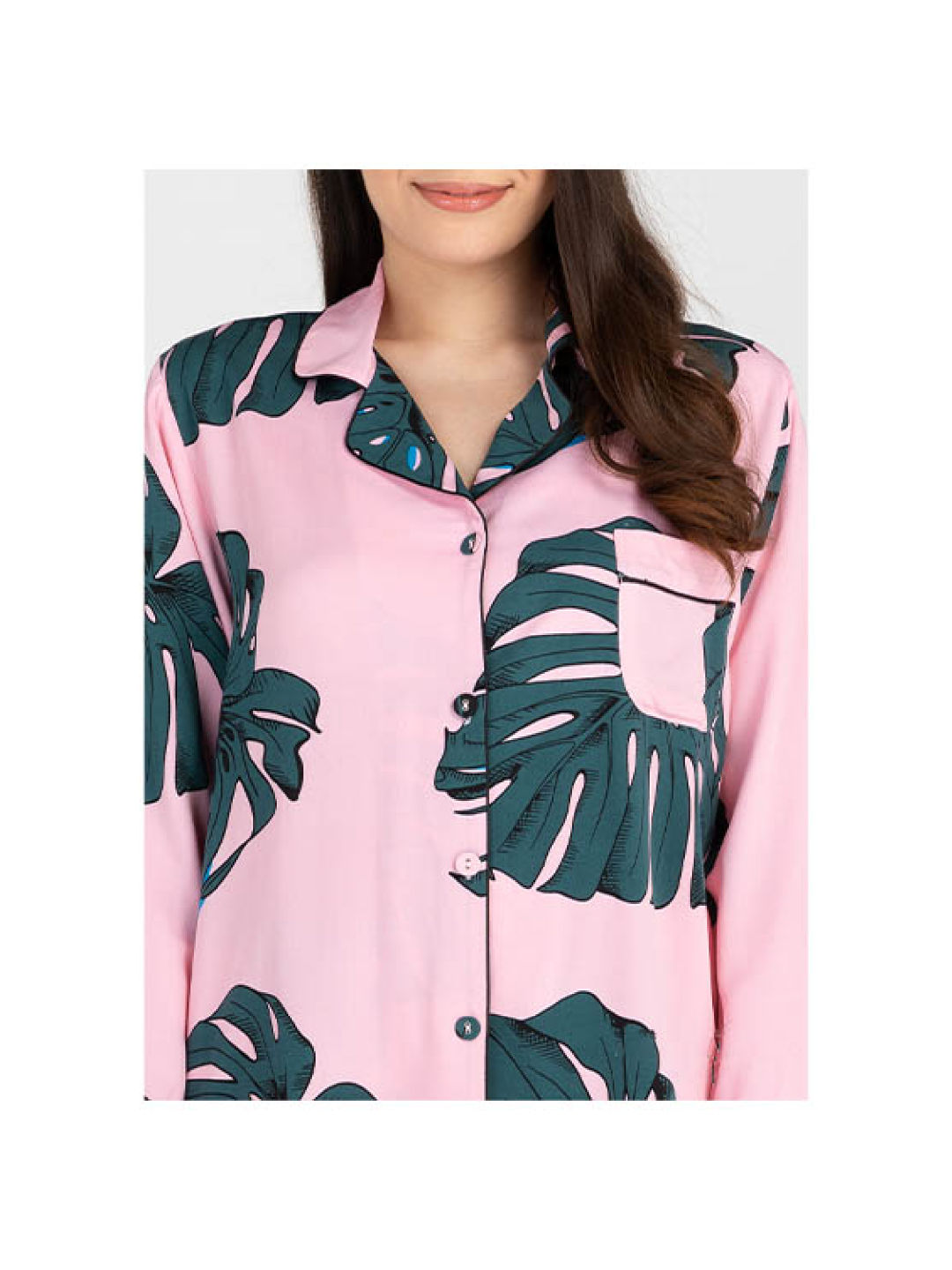 Amelia Sleepwear Malibu Cotton Pants Pajamas Set (No Color- Image 4)