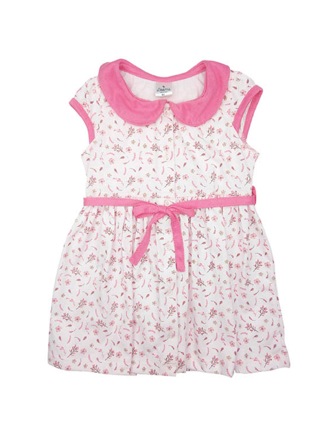 Looms Quein Collection Collared Dress (Pink- Image 1)