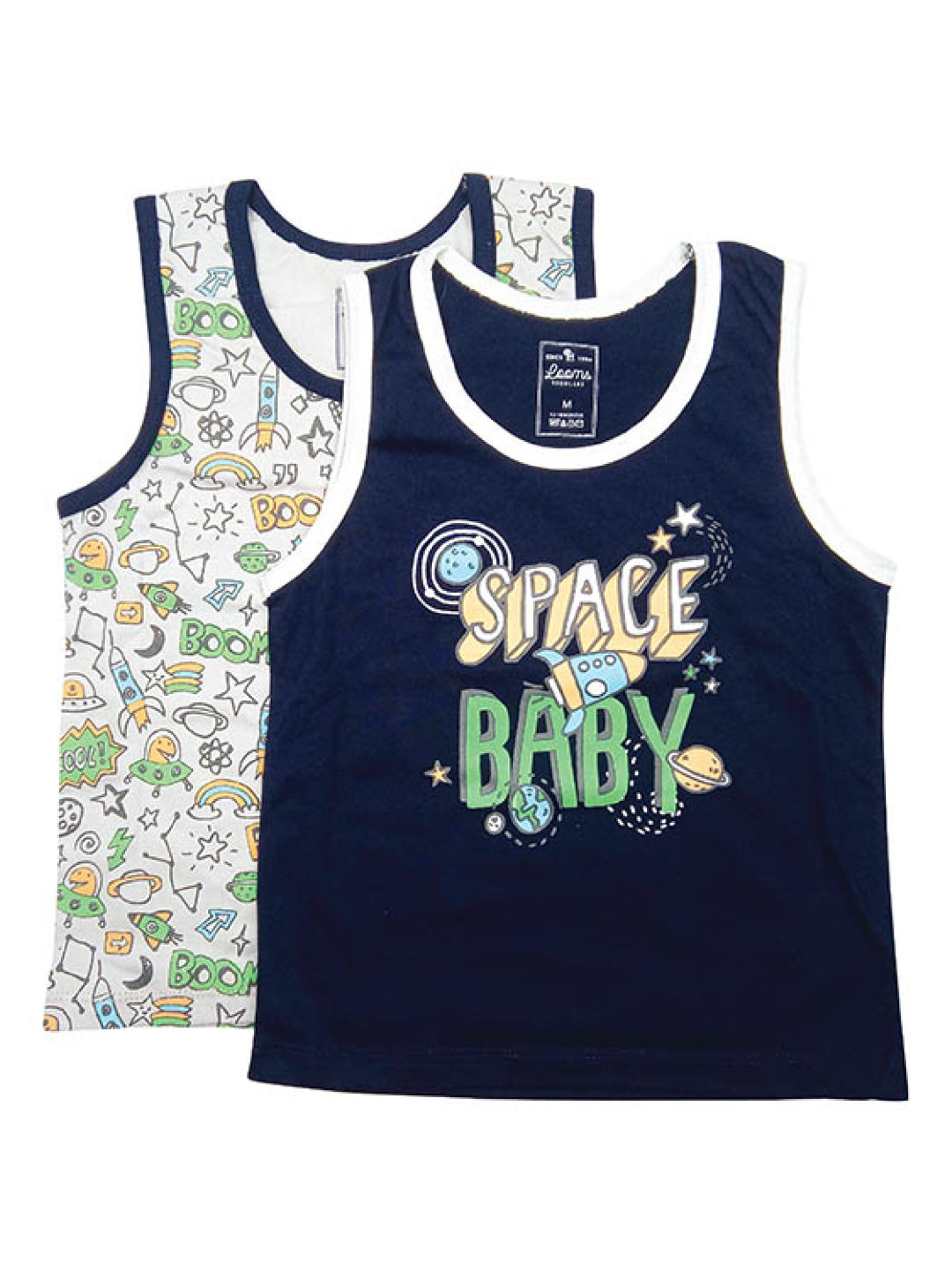 Looms Space Baby Collection Tank Top 2 pcs (Boy) (No Color- Image 1)