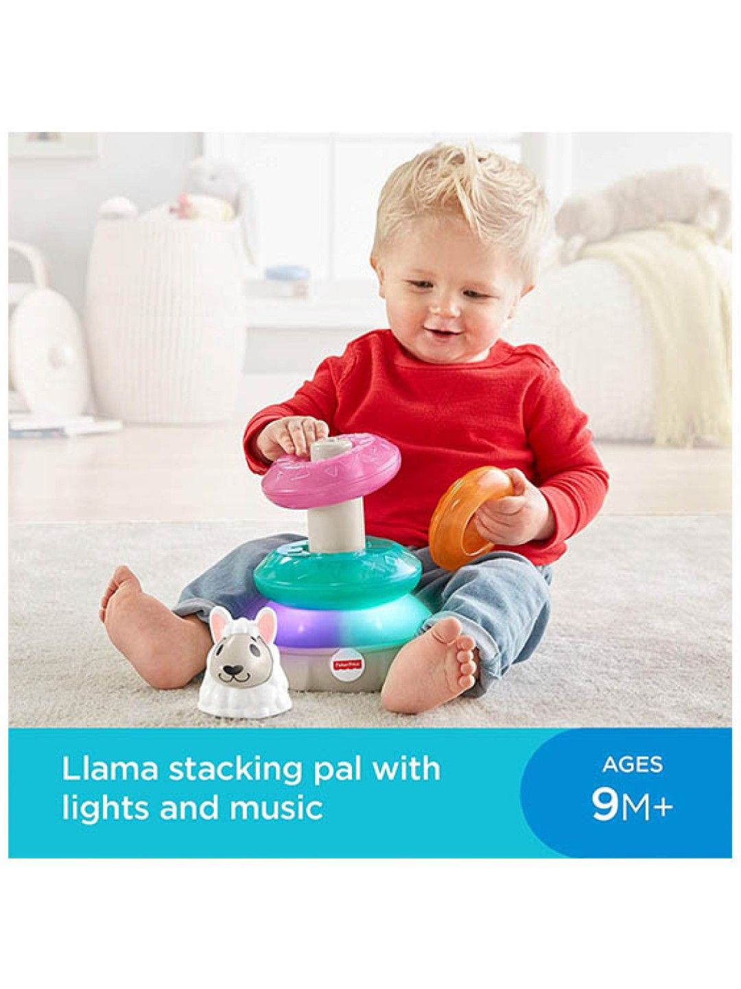 Fisher Price Infant Lights & Color Llama (No Color- Image 2)