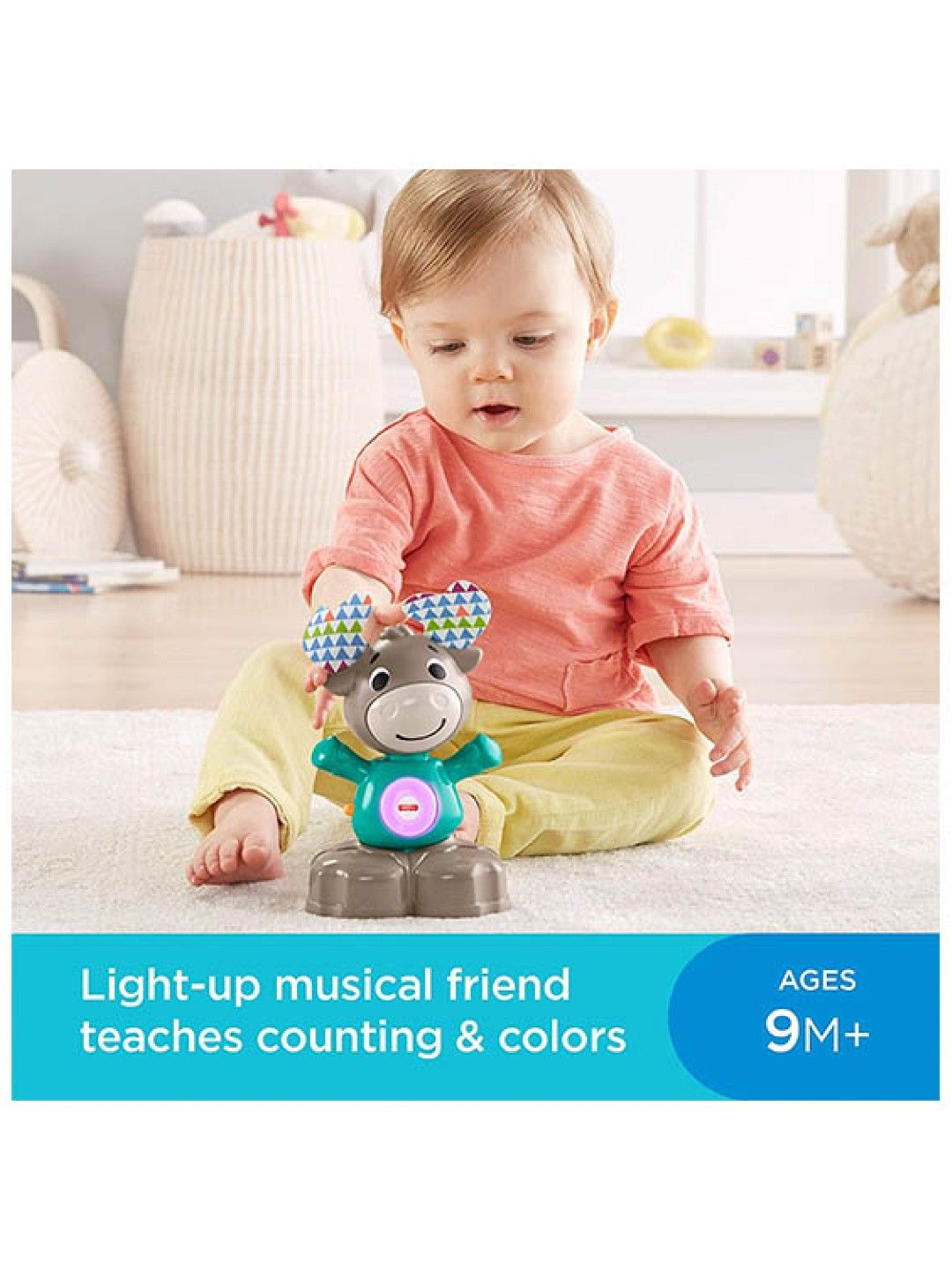 Fisher Price Infant Musical Moose (No Color- Image 2)