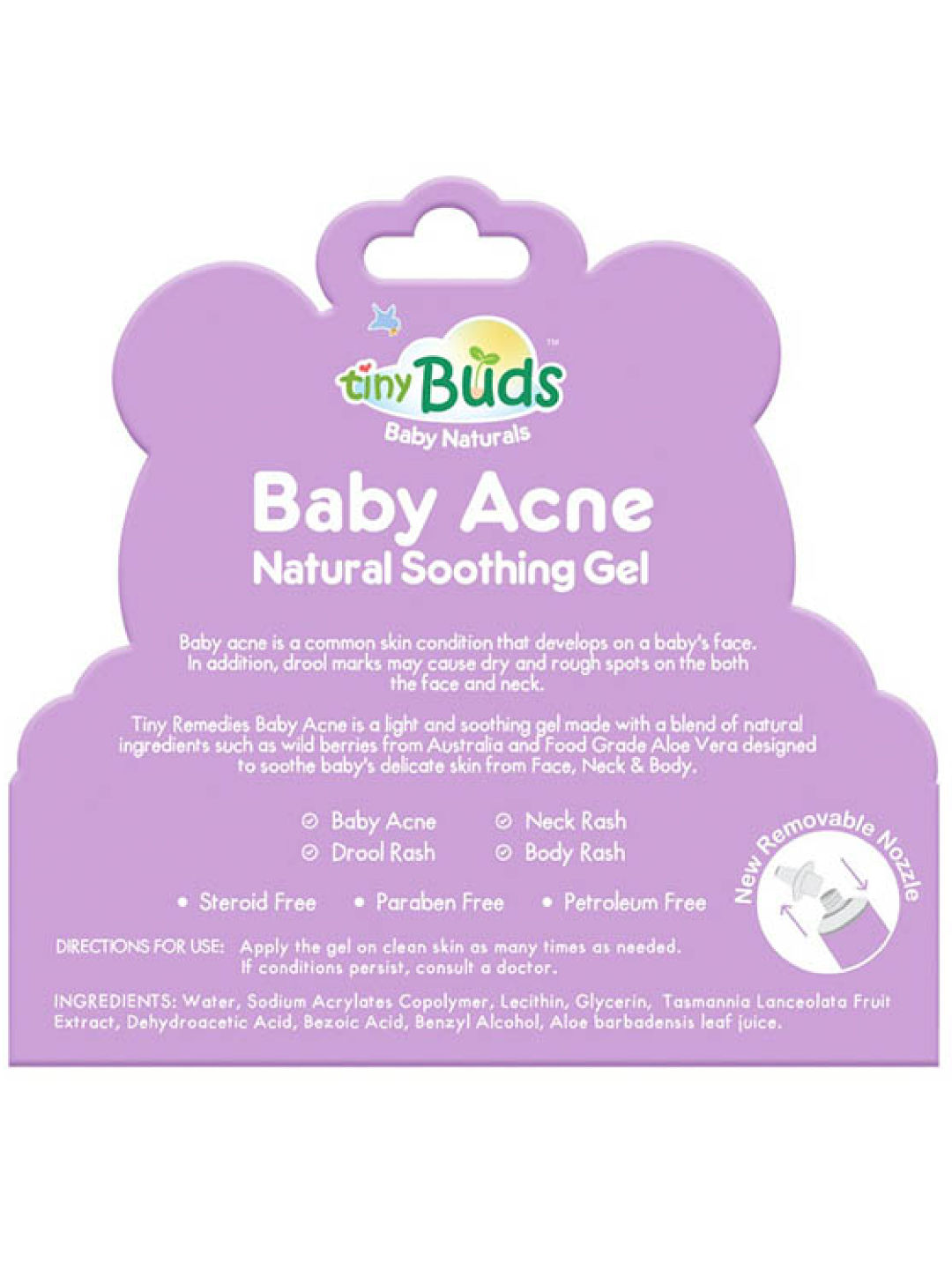 Tiny Buds Acne Natural Soothing Gel (No Color- Image 2)