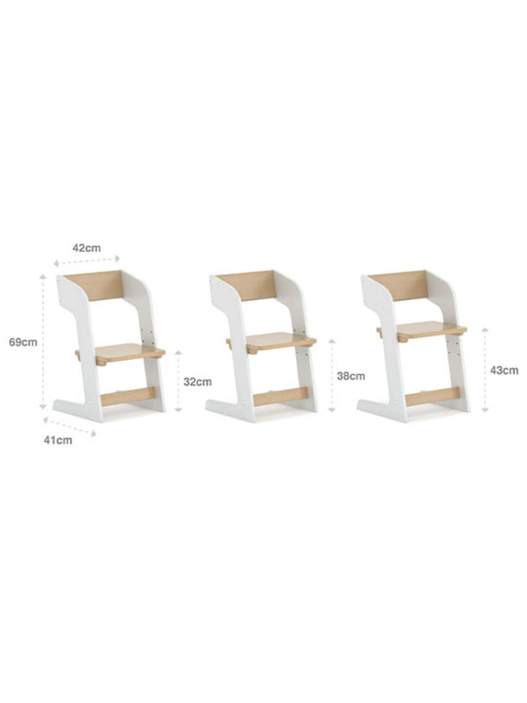 Boori Adjustable Oslo Study Chair (No Color- Image 3)