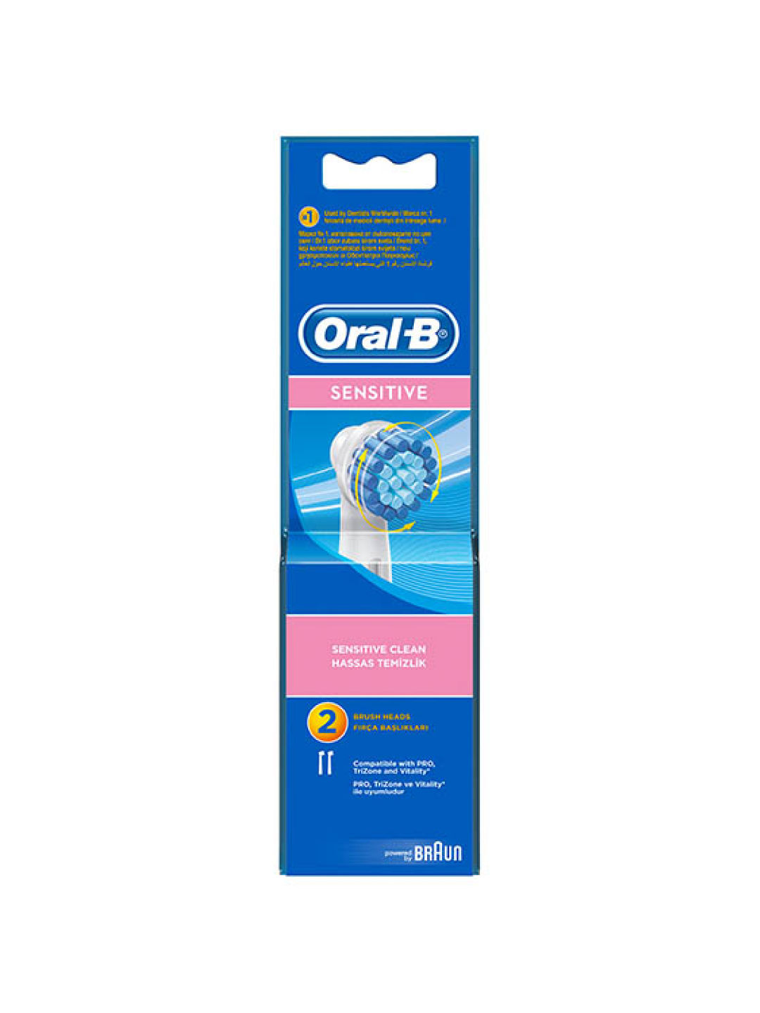 Oral-B Sensitive Clean Electric Toothbrush Refill (2pcs)