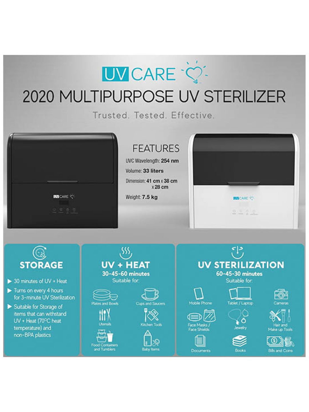 UV Care Multipurpose Sterilizer (No Color- Image 4)