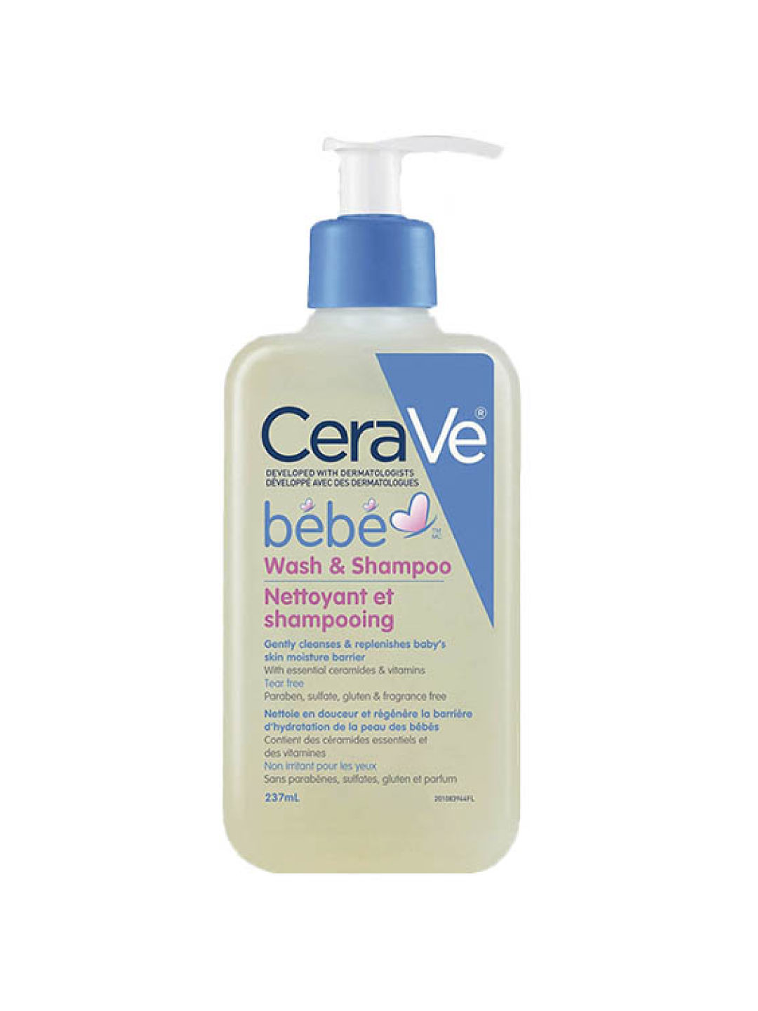 CeraVe Baby Wash & Shampoo (237mL) (No Color- Image 3)