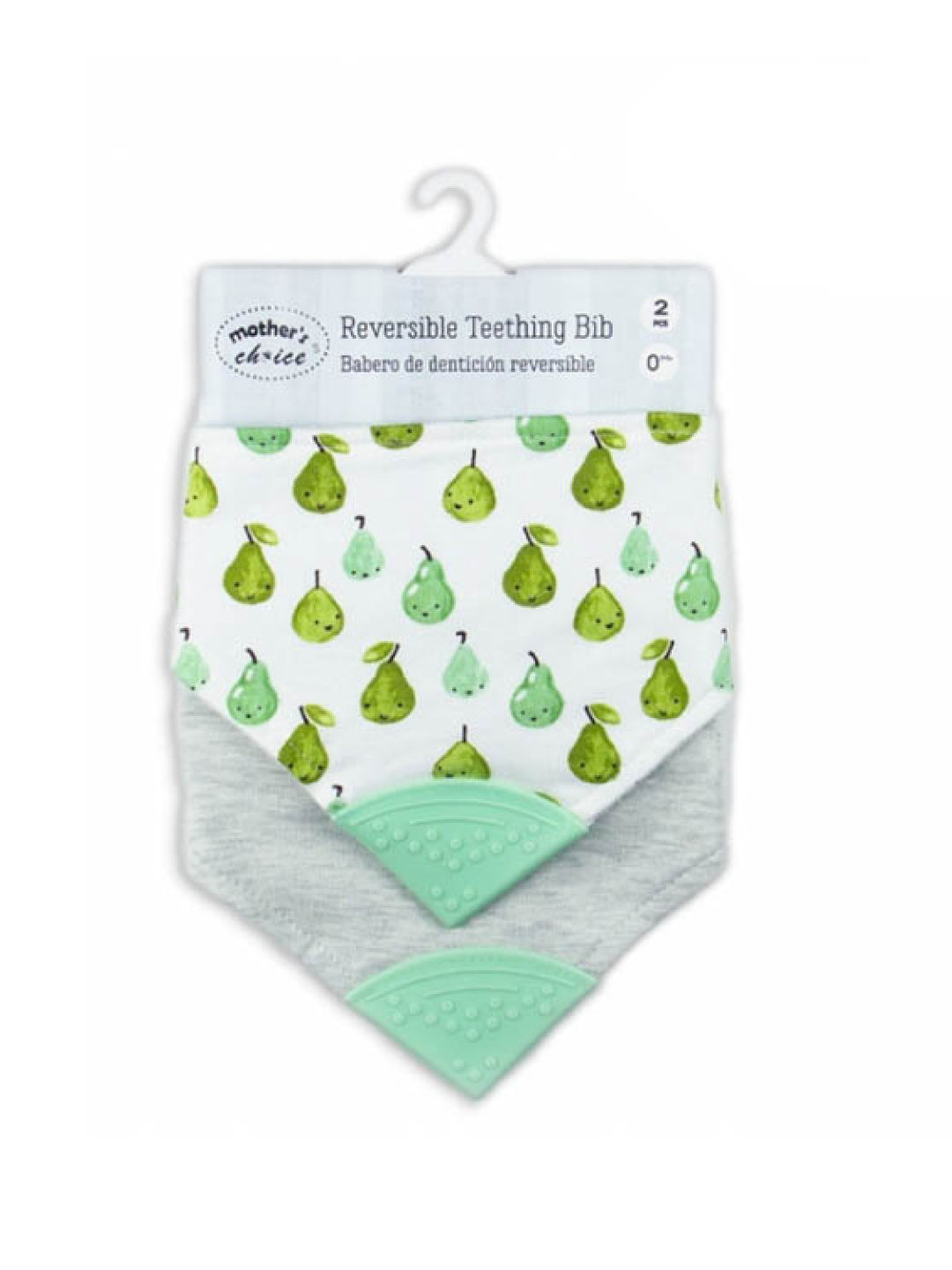 Mother's Choice Bibs Bandana Avocado 2-Pack